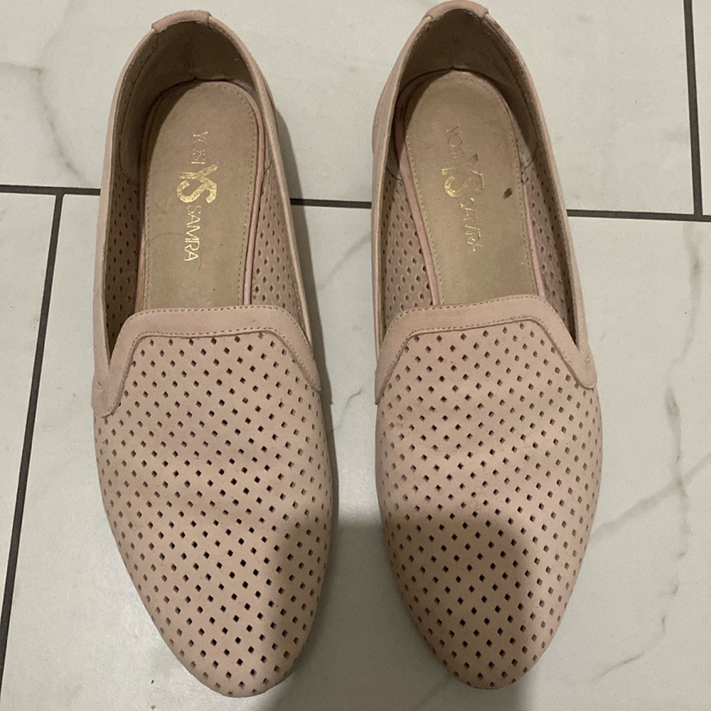 Light pink flats, size 9, Yosi Samra